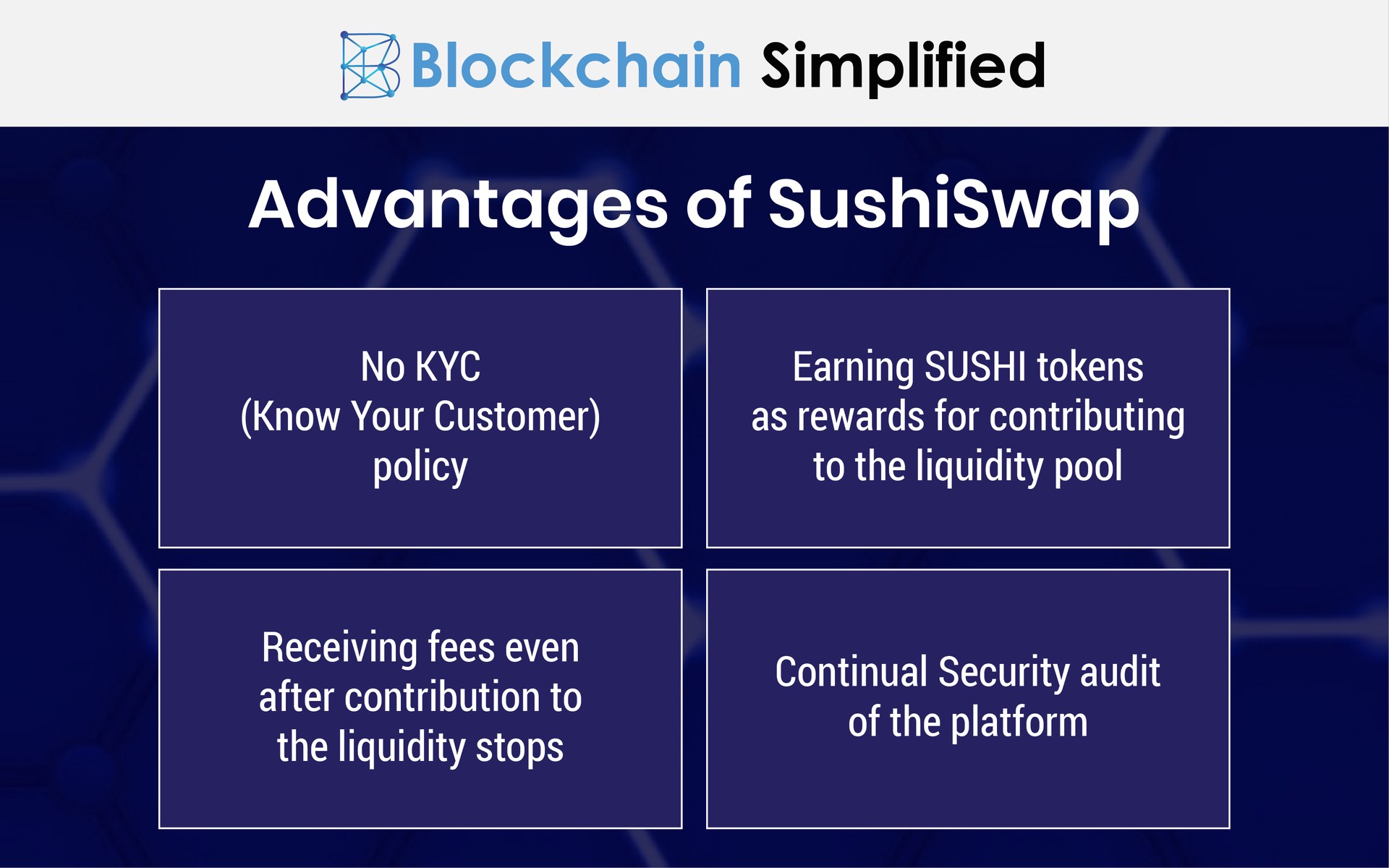 sushiswap advantages